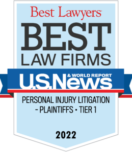 2022 Best Law firms Personal Injury Award
